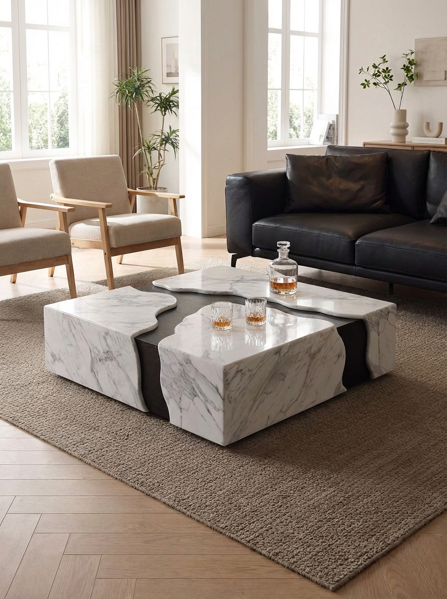 Caldera Soffbord | Ascona Vit