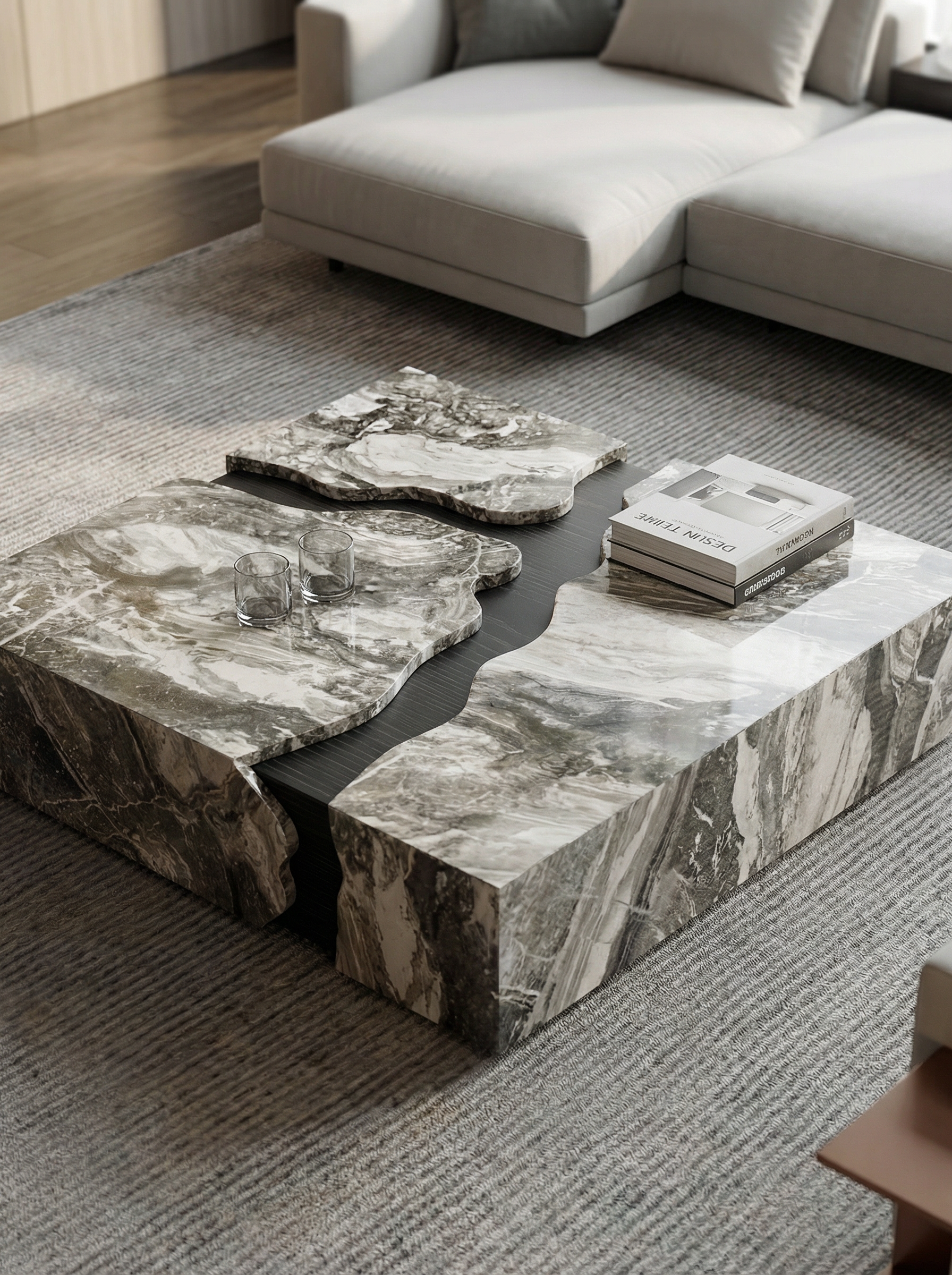 Caldera Soffbord | Lugano Grå