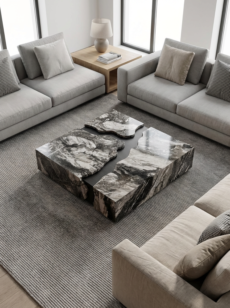 Caldera Soffbord | Lugano Grå